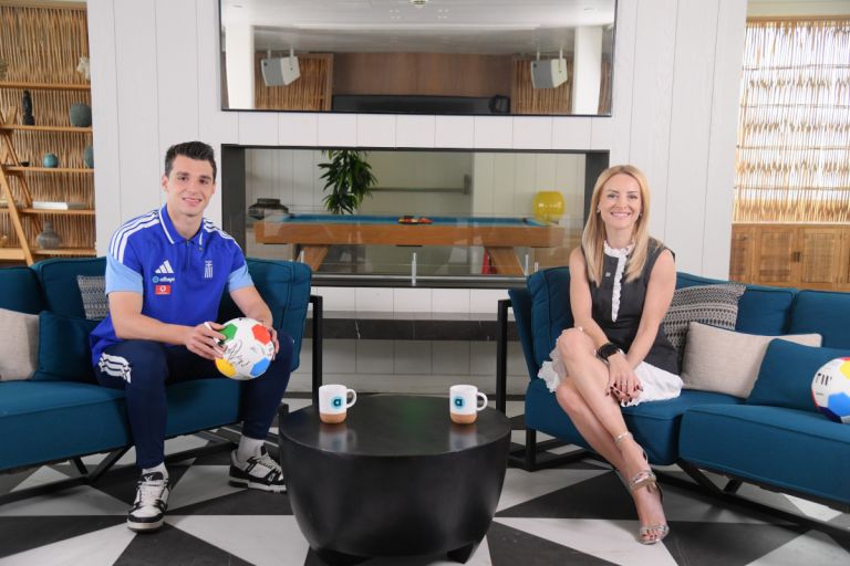 Ο Τάσος Δουβίκας στο Allwyn Game Time