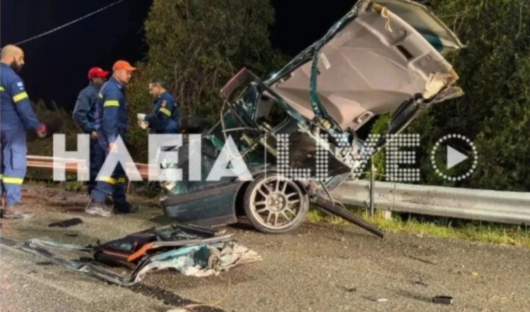 Σοβαρό τροχαίο στην Πύργου – Κυπαρισσίας: Αυτοκίνητο κόπηκε στα δύο, σε κρίσιμη κατάσταση 30χρονος οδηγός