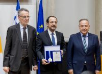 Νίκος Χριστοδουλίδης: Ανακηρύχθηκε Επίτιμος Δημότης Θεσσαλονίκης