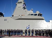 Στη φρεγάτα «Κίμων» ο Μητσοτάκης με τον Μακρόν -Δείτε live την επίσκεψη [vid]