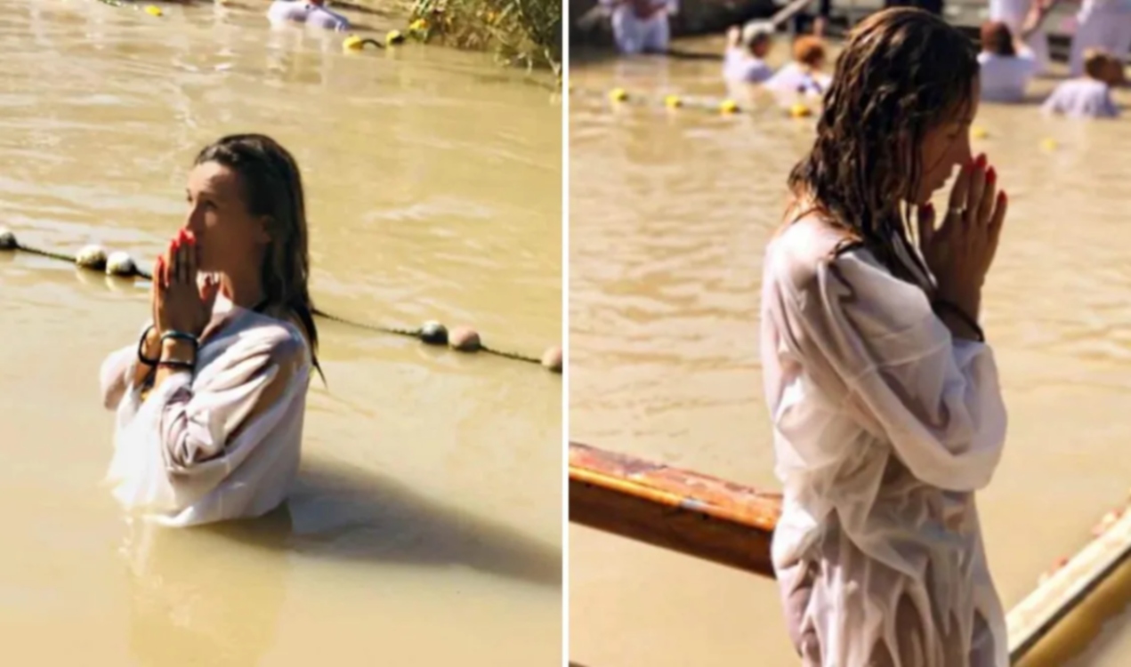 Συγκίνησε η Δεβετζή: Η βάφτισή της στον Ιορδάνη Ποταμό και το συγκλονιστικό μήνυμα