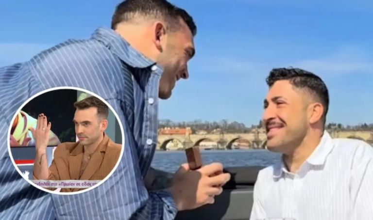 Έλιωσε το διαδίκτυο! Ο Ιάσονας Μανδηλάς έκανε πρόταση γάμου στον σύντροφό του [vid]
