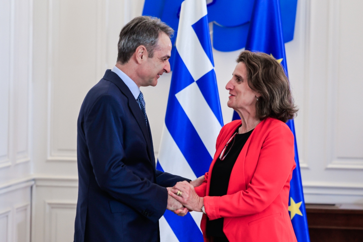 Μητσοτάκης σε Επίτροπο Ανταγωνισμού: Πρωτοπόρος η Ελλάδα στις Ανανεώσιμες Πηγές Ενέργειας