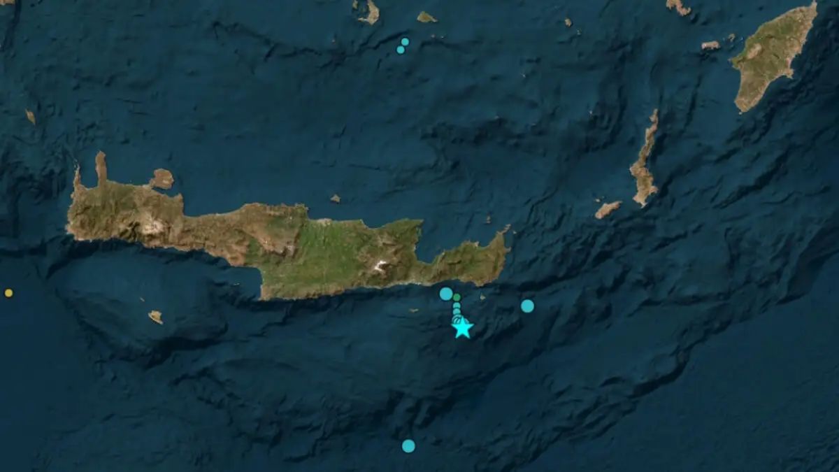 Σεισμός τώρα: 5,7 Ρίχτερ στη θαλάσσια περιοχή του Λασιθίου – Έγινε αισθητός σε όλο το νησί,πολλοί μετασεισμοί
