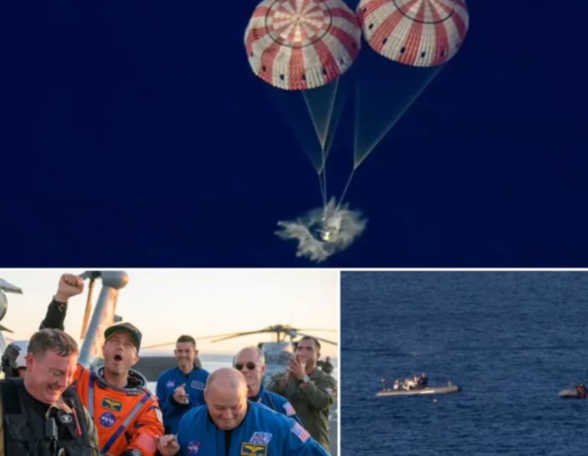 Το Artemis II επέστρεψε από τη Σελήνη – Συγκλονιστικές εικόνες από την επιστροφή στη Γη
