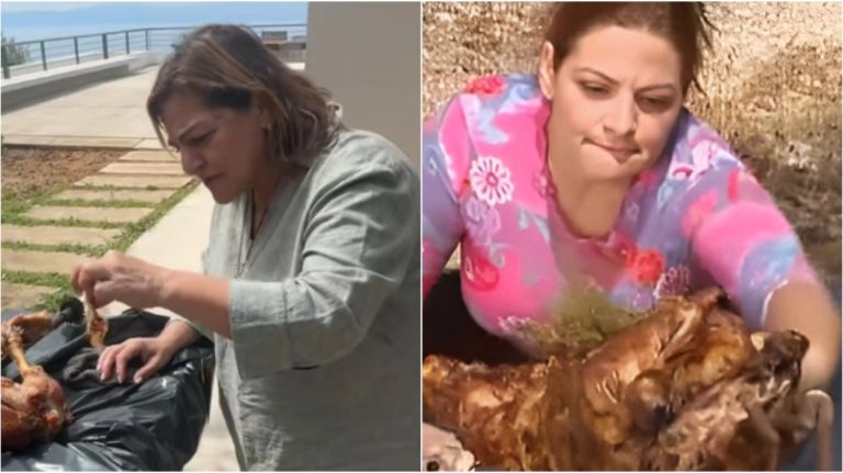 Βίκυ Σταυροπούλου: Αναβίωσε το επικό σούβλισμα από το «Είσαι το ταίρι μου» και προκάλεσε νοσταλγία!