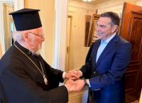 Ο Οικουμενικός Πατριάρχης Βαρθολομαίος συναντήθηκε με τον Αλέξη Τσίπρα