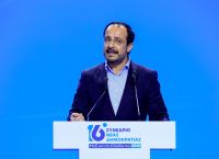Χριστοδουλίδης από το Συνέδριο της ΝΔ: «Τα εθνικά θέλουν σταθερότητα, όχι πειράματα»