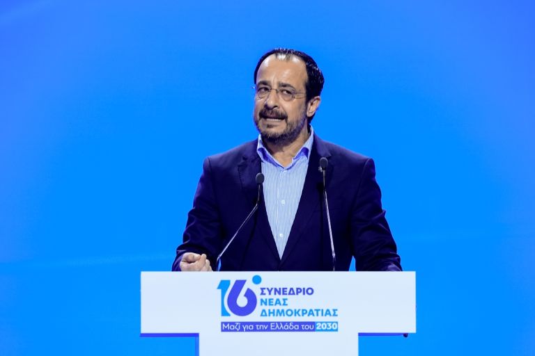 Χριστοδουλίδης από το Συνέδριο της ΝΔ: «Τα εθνικά θέλουν σταθερότητα, όχι πειράματα»