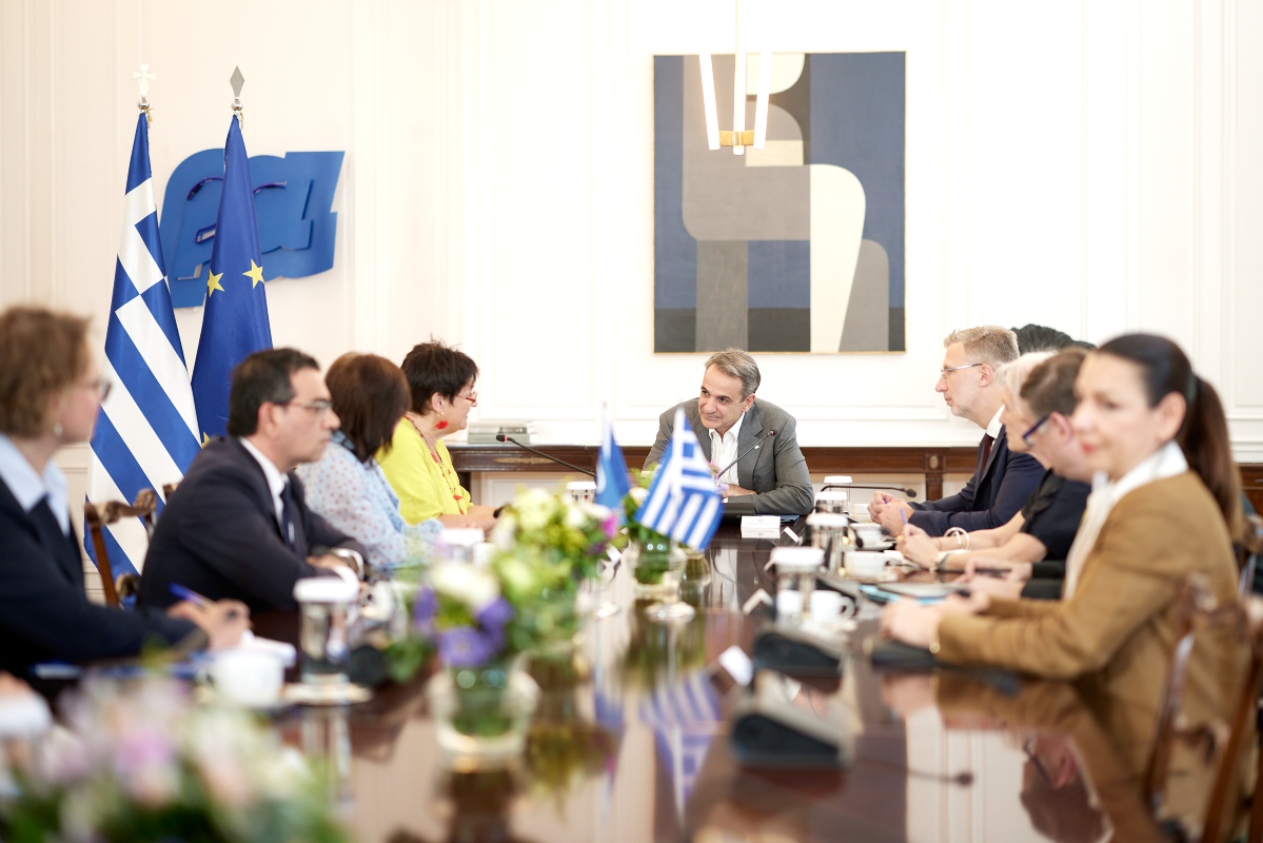 Μητσοτάκης σε Petra Bayr: Κρίσιμος ο ρόλος του Συμβουλίου της Ευρώπης σε εποχή πολλαπλών προκλήσεων