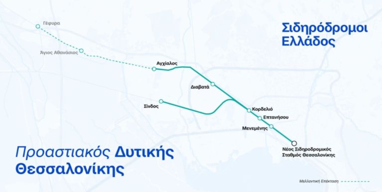 Προχωρούν ο προαστιακός στη δυτική Θεσσαλονίκη και η σύνδεση με το λιμάνι
