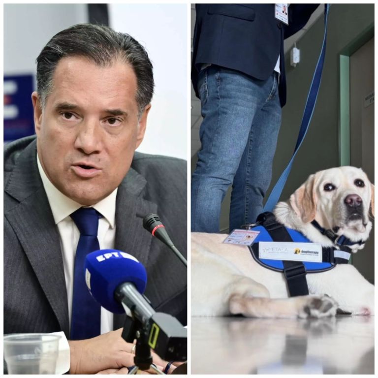 Ο Γεωργιάδης ανοίγει το ΕΣΥ στα… σκυλιά θεραπείας –“Δεν μπορείτε να φανταστείτε τα αποτελέσματα” [vid,pics]