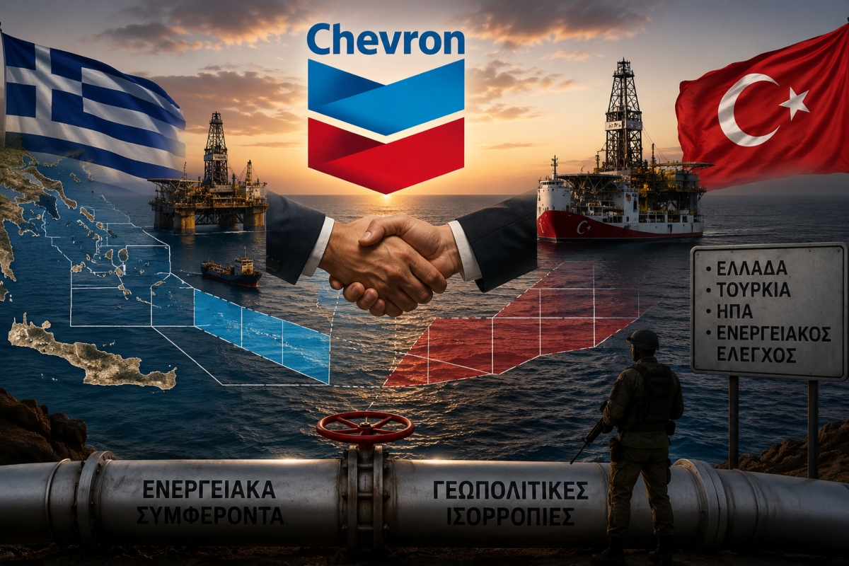 «Chevron: Το ενεργειακό “παιχνίδι” ΗΠΑ σε Ελλάδα και Τουρκία κρύβει γεωπολιτική παγίδα»