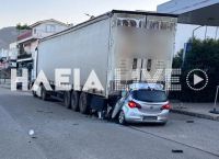 Ζαχάρω: Τραγωδία με 29χρονο νεκρό – «Καρφώθηκε» με το αυτοκίνητό του σε νταλίκα