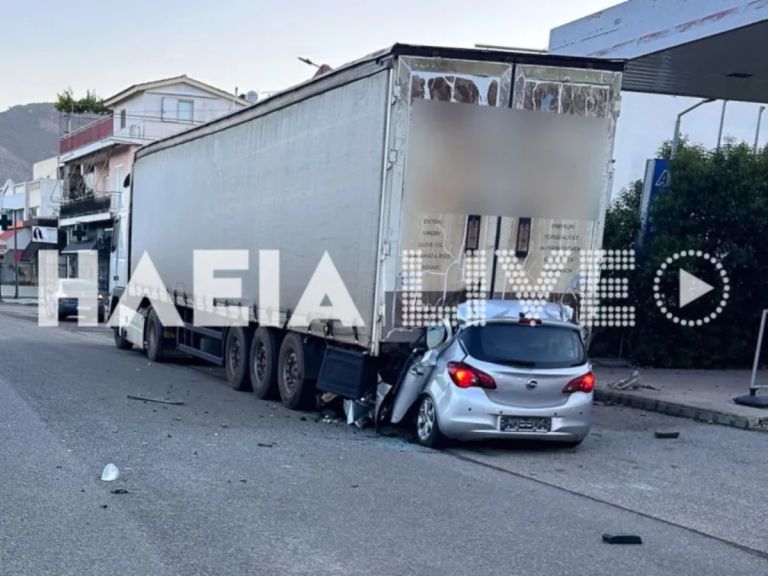 Ζαχάρω: Τραγωδία με 29χρονο νεκρό – «Καρφώθηκε» με το αυτοκίνητό του σε νταλίκα