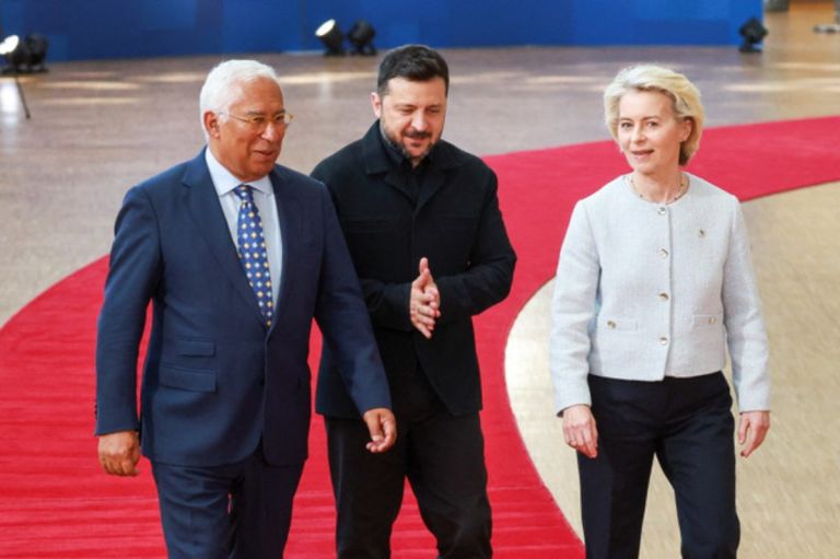 Σύνοδος Κορυφής ΕΕ: Ομόφωνη στήριξη στην Ουκρανία με Ζελένσκι στις Βρυξέλλες