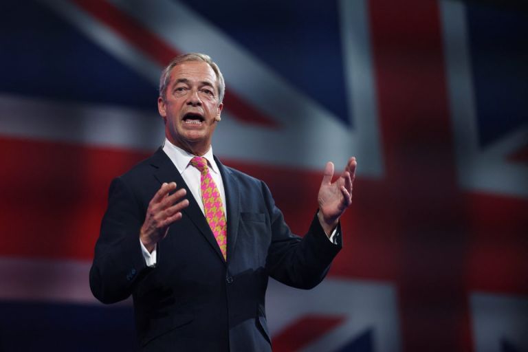Φάρατζ: Το Reform UK γέμισε τα ταμεία του με δωρεές από επενδυτές crypto