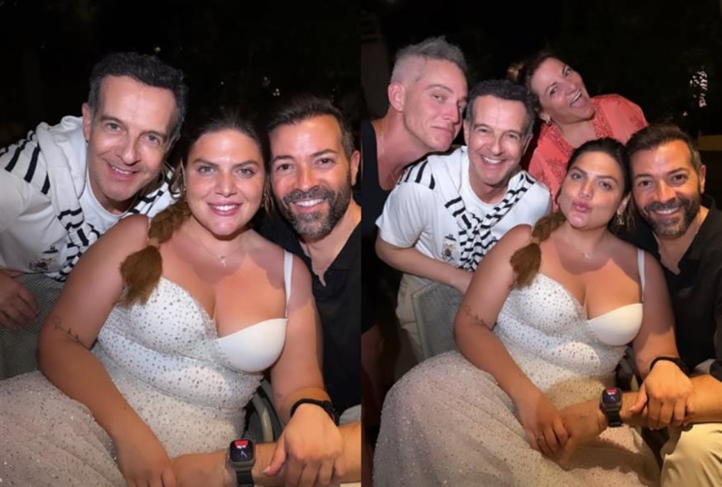 Δανάη Μπάρκα: Γαμήλιο πάρτι με αγαπημένα πρόσωπα λίγο πριν ανέβει τα σκαλιά της εκκλησίας