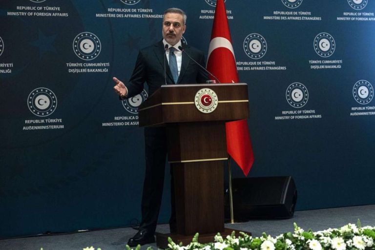 Fidan Provokes Again Cyprus:He Calls Turkish Military Presence the Guarantee of Peace and Pushes Two States