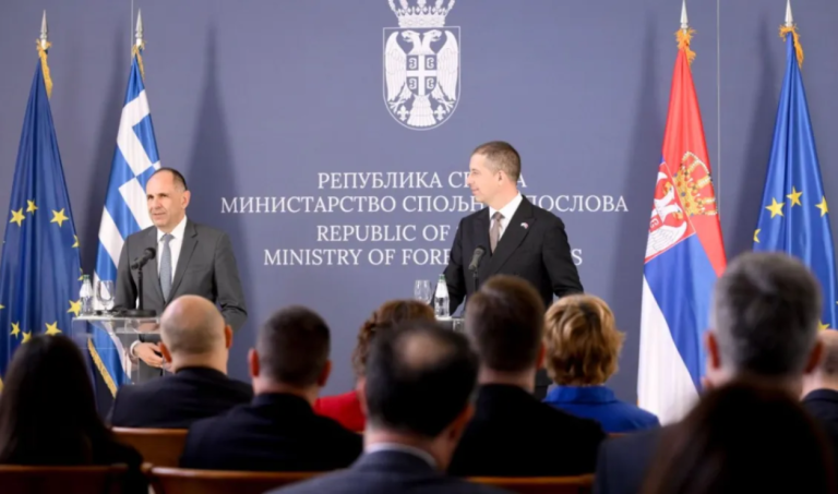 Γεραπετρίτης από Βελιγράδι: «Η διεύρυνση της ΕΕ πρέπει να ανακτήσει τη δυναμική και την αξιοπιστία της»