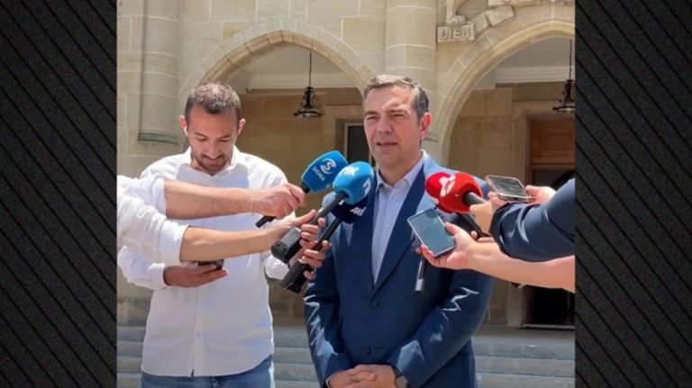 Τσίπρας από Λευκωσία: «Το Κυπριακό Πρέπει να Επιστρέψει στο Τραπέζι»