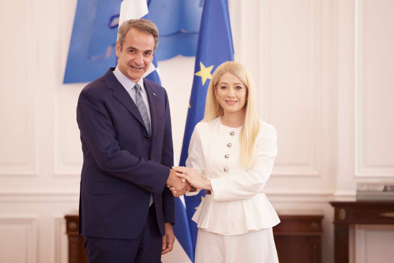 Μητσοτάκης – Δημητρίου: Κοινό μέτωπο Ελλάδας και Κύπρου για το Κυπριακό και τις περιφερειακές εξελίξεις