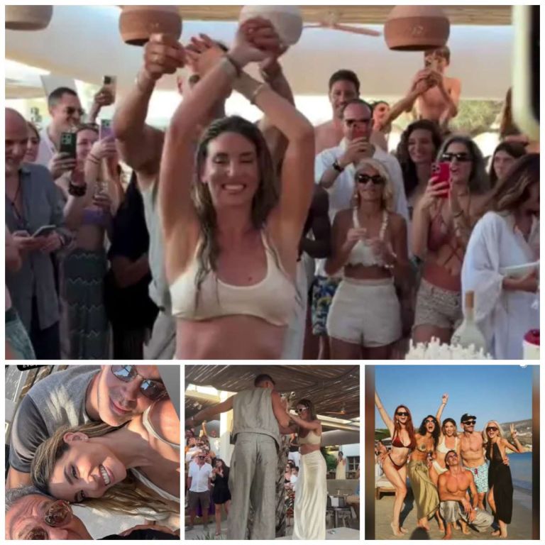 Χαμός στην Πάρο! Το γαμήλιο πάρτι της Οικονομάκου και του Τσερέλα που έκλεψε τις εντυπώσεις [pics]