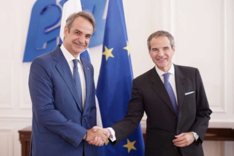 Mitsotakis Meets UN Secretary-General Candidate Rafael Grossi: Ukraine, Middle East and Nuclear Security