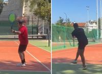 Κασσελάκης και Γεωργιάδης αντίπαλοι στο τένις – Το βίντεο από το φιλικό ματς [vid]