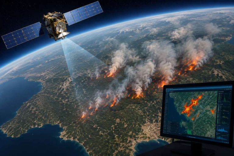 Δορυφορική τεχνολογία στην πρώτη γραμμή για την αντιμετώπιση των δασικών πυρκαγιών στην Ελλάδα