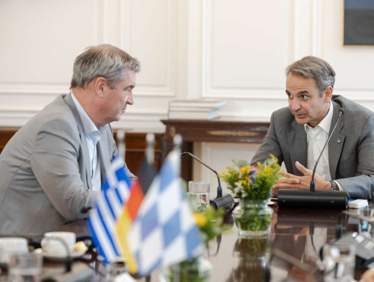 Μητσοτάκης – Σέντερ: Νέα ελληνογερμανική «συμμαχία» για επενδύσεις, τεχνολογία και ανάπτυξη