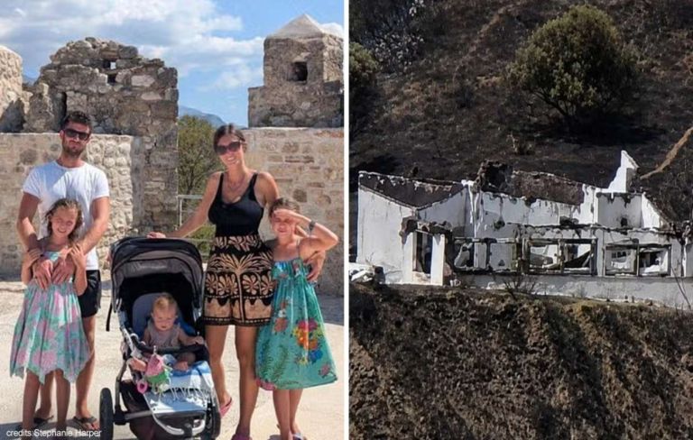 «Κάηκε το σπίτι μας λίγο πριν μετακομίσουμε»:Το όνειρο ζωής οικογένειας από Βρετανία έγινε στάχτη στην Ελλάδα