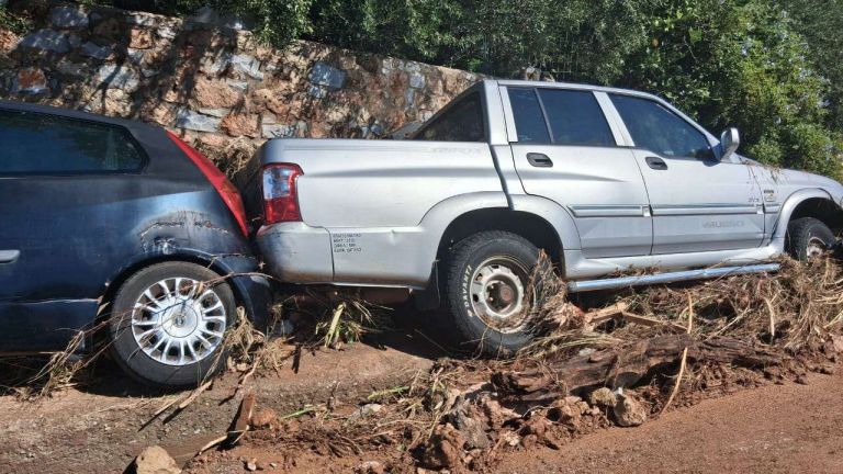Μάνη: Πρωτόγνωρη θεομηνία, μέσα σε 4 ώρες έπεσαν 141 χιλιοστά βροχής