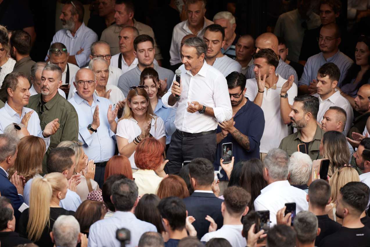Μητσοτάκης από Κοζάνη: Στόχος νέος κατώτατος και σχέδιο ως το 2030