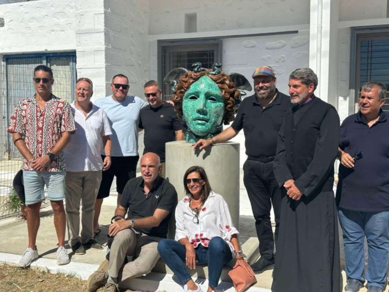 Η εντυπωσιακή «Μέδουσα» του διεθνούς γλύπτη Γιώργου Πετρίδη έρχεται στο Μουσείο Αλιείας του Περάματος