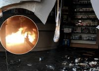 Αρκαδία: Έσπασαν την τζαμαρία φαρμακείου και έβαλαν φωτιά [vid]