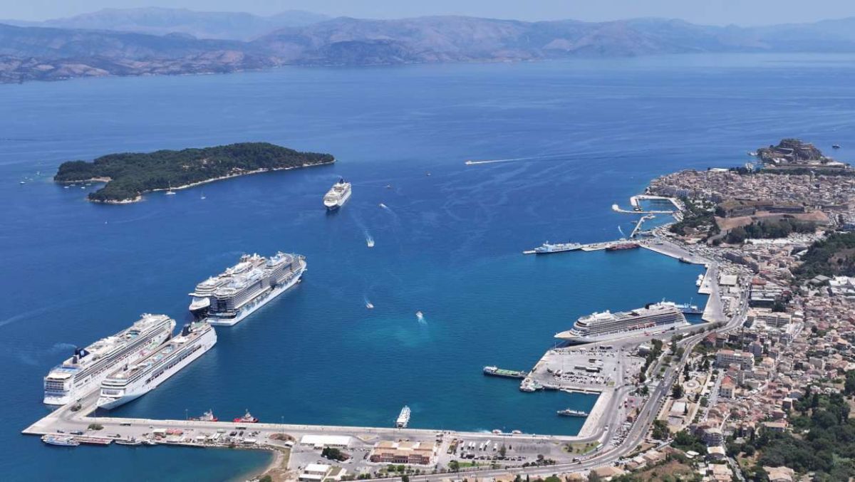 Με +17,3% σε επιβάτες και +11,2% σε προσεγγίσεις, έκλεισε το επτάμηνο η κρουαζιέρα στην Κέρκυρα