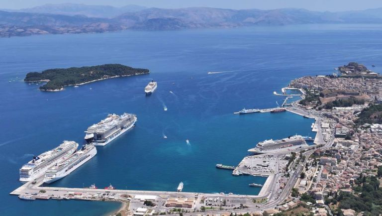 Με +17,3% σε επιβάτες και +11,2% σε προσεγγίσεις, έκλεισε το επτάμηνο η κρουαζιέρα στην Κέρκυρα