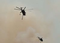 Σύγκρουση ελικοπτέρων στην Ψάθα: Η επίσημη ανακοίνωση της Πυροσβεστικής