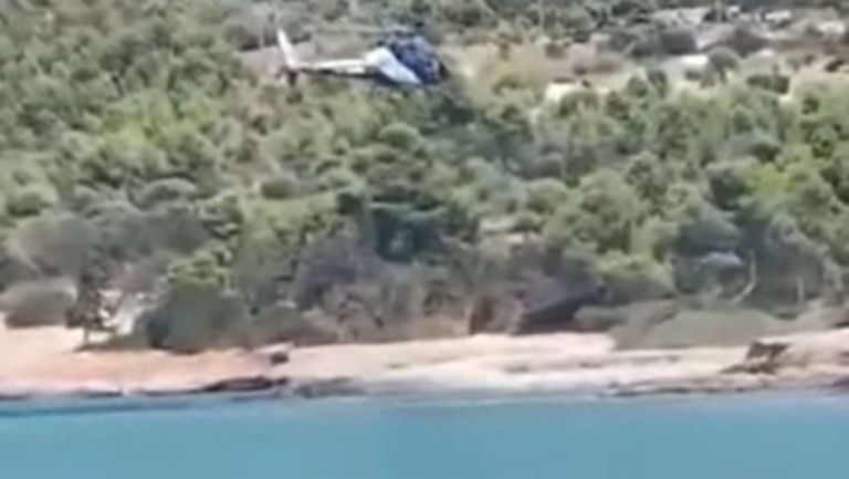 Σπέτσες: Ελικόπτερο προσγειώθηκε σε παραλία γεμάτη λουόμενους – Παρέμβαση εισαγγελέα