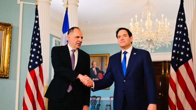 Τηλεφωνική επικοινωνία Γεραπετρίτη Ρούμπιο:Έμφαση σε διμερείς σχέσεις-Στο επίκεντρο Μέση Ανατολή και Ουκρανία