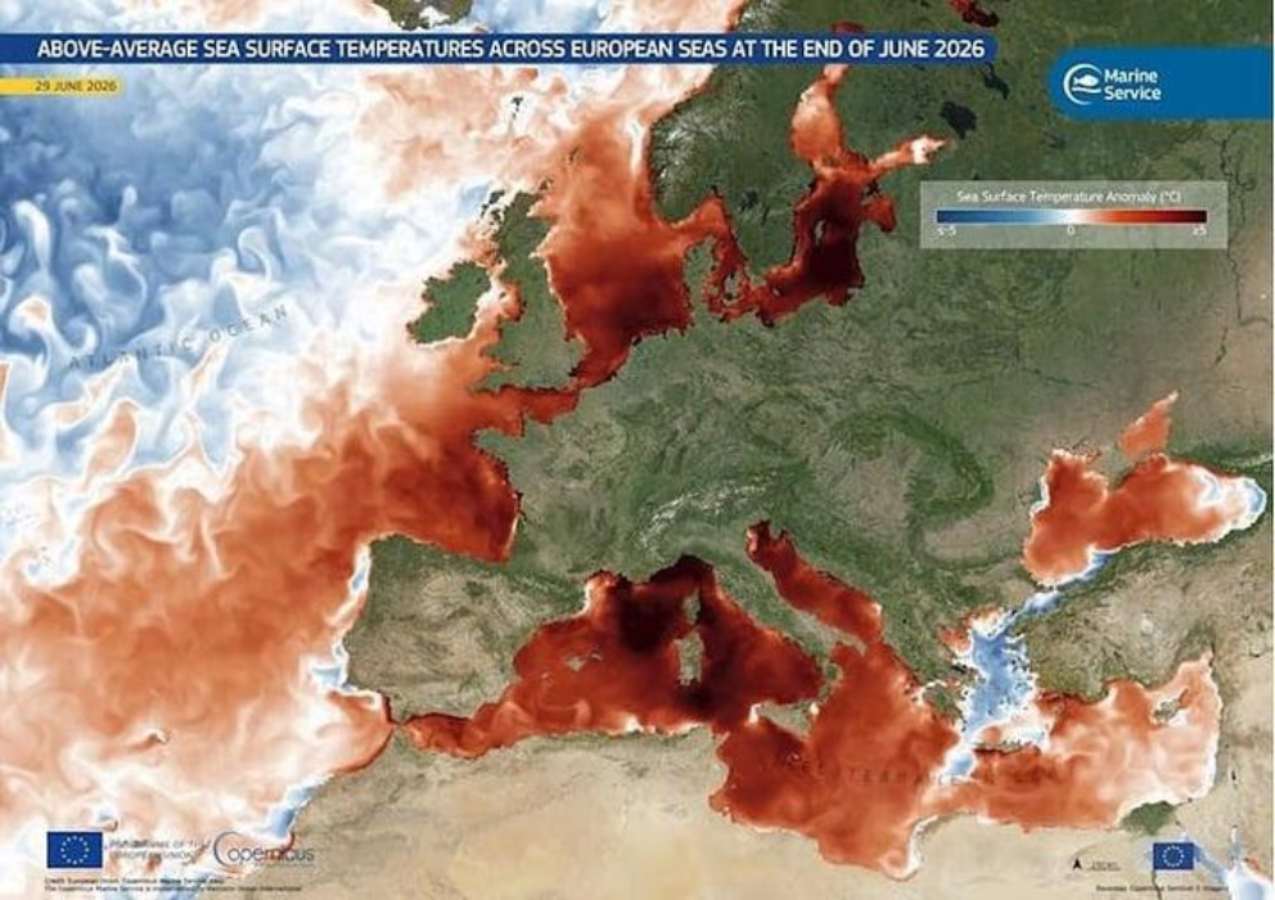 Η κλιματική αλλαγή «βράζει» τις θάλασσες της Ευρώπης – Συναγερμός για τη Μεσόγειο