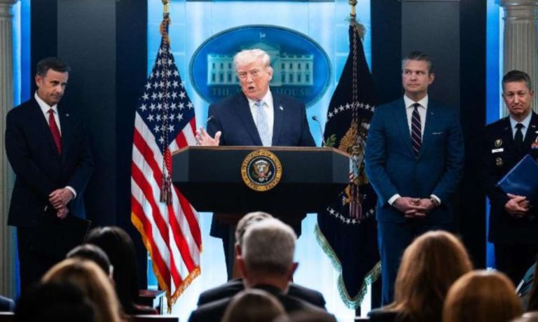 Trump Declares “Economic War” on Iran: “Anyone Keeping Tehran Alive Will Pay the Price”