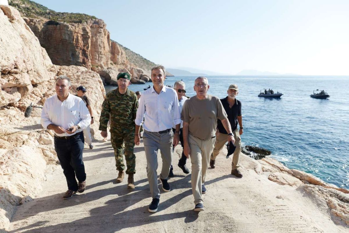 Μητσοτάκης σε Ρω και Στρογγύλη: Μήνυμα κυριαρχίας από την πρώτη γραμμή του Αιγαίου
