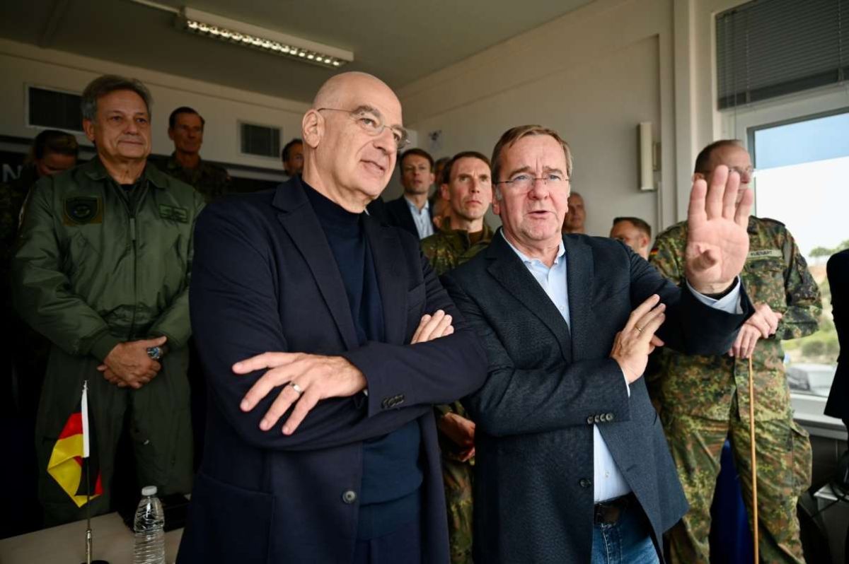 Δένδιας και Πιστόριους στην Κρήτη: «Μεγάλα περιθώρια συνεργασίας» Ελλάδας και Γερμανίας