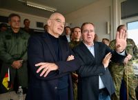 Δένδιας και Πιστόριους στην Κρήτη: «Μεγάλα περιθώρια συνεργασίας» Ελλάδας και Γερμανίας
