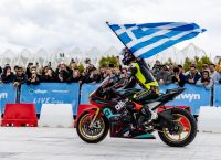 Βασίλης Παντελεάκης rocks! Ο πρωταθλητής των δύο τροχών στο Allwyn | McLaren Racing LIVE IN ATHENS [pics]
