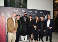 Ο Ρομέν Γαβράς στην πρεμιέρα της ταινίας του στη Στέγη του Ιδρύματος Ωνάση