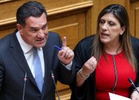 Βουλή: Έκρηξη Γεωργιάδη με Κωνσταντοπούλου και Καζαμία [vid]