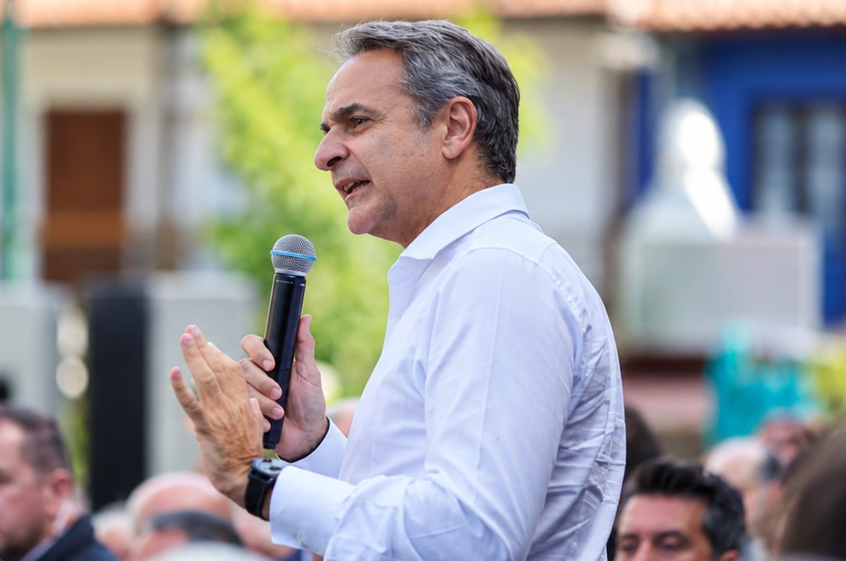 Μητσοτάκης από Αρναία: «Δεν θα μοιράσω λεφτά πριν από τις κάλπες»–Αυτοδυναμία,αυξήσεις στο επίδομα θέρμανσης